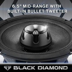 DIA-XT6 6.5″ 2-Ways Mid-Range Loudspeaker with Built-in Bullet Tweeter 4-Ohm