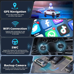 Car Stereo Radio Car Play For Mitsubishi Pajero Sport 2 L200 Android 16 GPS Navi