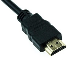 Durable HDMI 1.4 Male to Female Host Case Panel Mount Screw Cable Cord 50cm A247