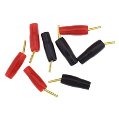 2mm Speaker Bent Pin Banana Plug Jack Cable Connector Fits Most Speaker 8X