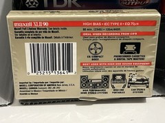 Lot Of 24 Assorted Cassette Tapes Maxell UR120 Sony HF90 TDKD60 Case