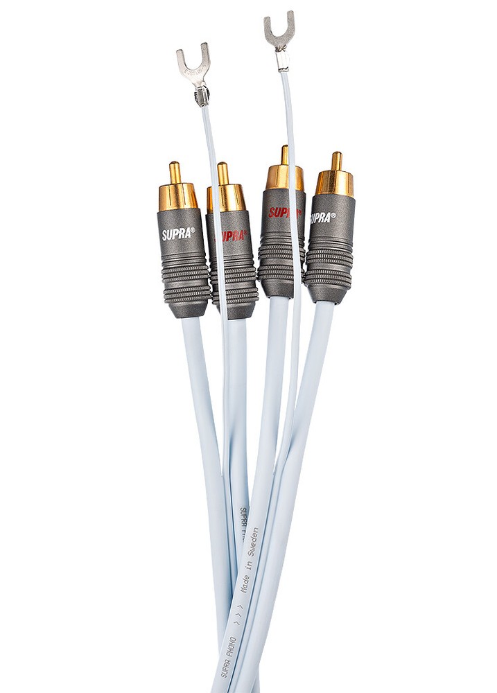 Supra PHONO CABLE 1.5-meter (4.92 feet) Made in Sweden makes vinyl OUTSTANDING !