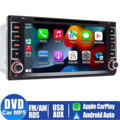 Apple CarPlay For Toyota DVD Player Android Auto Car Stereo Radio GPS BT AM FM