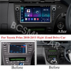 Car Multimedia Player 9in USB FM Head Unit 2+32G Fit For Toyota Prius 2010-2015