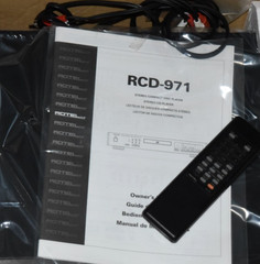 Rotel CD Player RCD-971 HDCD W/ Box Papers Remote EXCELLENT