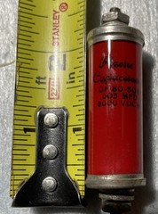 OF80-502 PLASTIC CAPACITORS capacitor 0.005uF 8000V Glass Axial