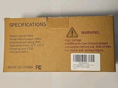 2025 Upgraded NACS to CCS1 Adapter For Tesla Supercharger 500A 1000V