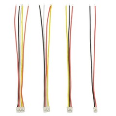 60Pcs JST PH 2.0mm Connector Cable Wire 26AWG 2/3/4/5 Pin Assortment Kit