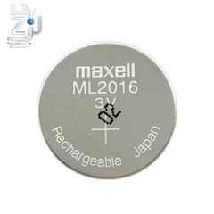 ML2016 Maxell 3V Rechargeable Button Battery for Watch, Laptop, Clock, Spare 5PC