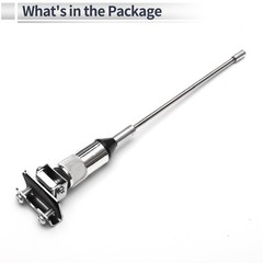 1 Pc Universal Clipped Dummy Antenna Mount 9.4″ Aerial for Decoration Only Si…