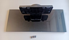 Hisense TV Stand Base for Model 48H5 Glass, Metal, & Plastic with Mounting Bolts