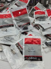 RADIOSHACK 275-0653 DPDT HEAVY DUTY TOGGLE Wall Plate Coax Radio Shack Lot TV