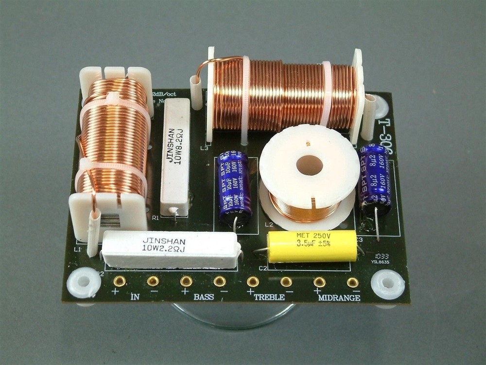 3 Way Crossover 12dB 1000 watt RMS 8 Ohm High-Power For One Price You Get a PAIR