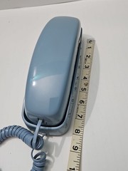 Vintage AT&T Blue Trimline Touch Tone Phone