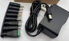 6V 2A Power Supply AC Adapter Replacement with 8 Tips, Regulated 12 Volts 2000M