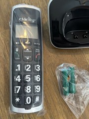 Clarity BT914HS Amplified Black Cordless Expandable Phone Handset For BT914
