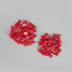 20-300PCS Spade Wire Electrical Crimp Terminals Nylon Fully Insulated Connectors