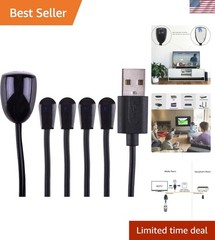 High-Sensitivity USB Infrared Repeater with Wall-Penetration – 1 to 4 Emitters