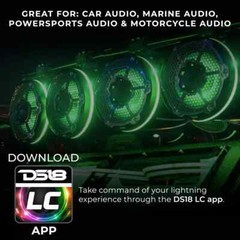 DS18 LC-RGB LED Light Bluetooth Controller Water Resistant Marine Boat IP66 v5.4