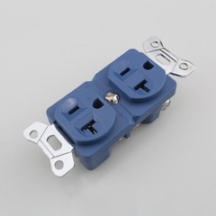 Rhodium Pure Copper US Power Receptacles Wall Duplex Distributor Socket Outlet