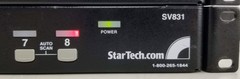 LOT OF 2 StarTech SV831 StarView 8-Port USB-Console KVM Switch