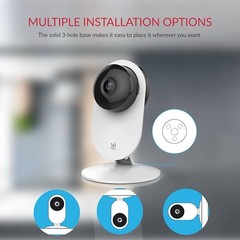 YI 1080p Home Camera Family Pack 4 in 1 WiFi Night Vision 2-Way Audio Open Box