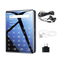 2.4” MP3 Player HD Full-touch Screen Bluetooth 5.0 HiFi Lossless Sound FM Radio