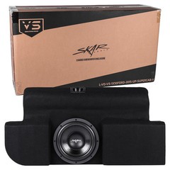 NEW SINGLE 10″ 800W PORTED LOADED SUB BOX FITS 2015-2024 FORD F-150 SUPER CAB