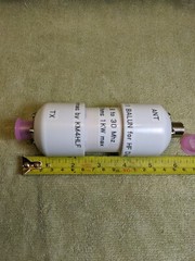 IN-LINE 1:1 AIR CORE BALUN FOR HF ANTENNAS 1.8 TO 30 MHZ 1 KW 50 OHMS