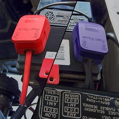 2 x Car Battery Terminal Connector Clamp Quick Release Disconnect Top Post Cover
