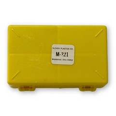 VLCHEK Plastics M-221 Vintage Electronics Circuit Building Yellow Components Box