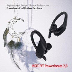 High-Quality Silicone Eartips Compatible with Powerbeats Pro – 4 Sizes Available