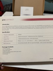 ProConnect SW-414K 4×1 HDMI 2.0 Switch 18G 4K60 HDCP 2.2 RS232 IR