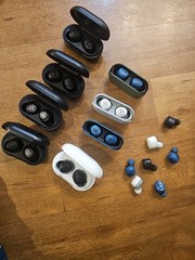 Lot JLab JBuds Air Icon True Wireless Headphones Black – Used –