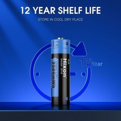 Hixon 1.5V AA AAA Battery, Rechargeable Lithium AA AAA Batteries LCD Charger Lot