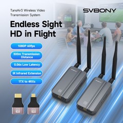 SVBONY TransAir3 Wireless Video Transmission System 1080P HD HDMI 1TX + 2RX