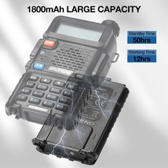 Baofeng BL-5 1800mAh Battery | USB-C Charging Port | For UV-5R Series