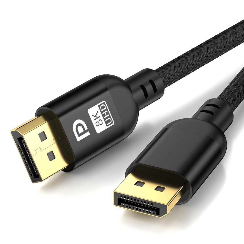 Diyanisly 8K DisplayPort Cable 20FT, DP 1.4 Cable, Support 32.4Gbps 8K60Hz 4K…