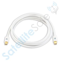 SatelliteSale Mini DisplayPort Cable Male to Male (4K/30Hz) White Cord