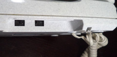 Vintage Radio Shack Digna Fashion Phone 43-384 Beige Speckled Push Button Desk