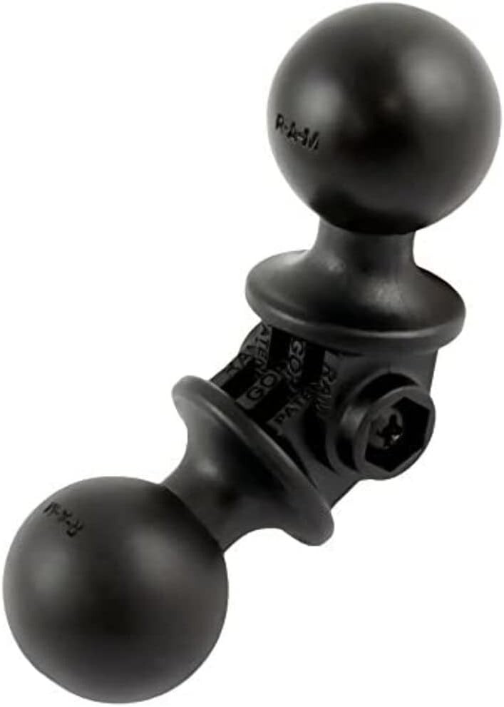 RAM Mount Plastic Double 1 inch B-Ball Swivel Adapter RAP-B-230-1U
