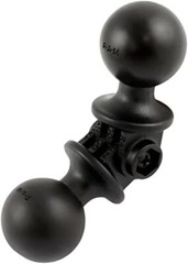 RAM Mount Plastic Double 1 inch B-Ball Swivel Adapter RAP-B-230-1U