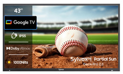 Sylvox Outdoor TV 43” Smart Google TV Dolby Atmos IP55 Waterproof 1000 nits 4K