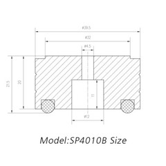 4pcs Aluminum HiFi Audio Amp Speaker Turntable Isolation Feet Equipment Base Pad