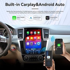For Mercedes Benz ML GL W166 X166 2012-2015 Carplay Android 13 GPS Navi Screen