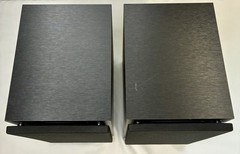 Klipsch R-14M Bookshelf Speakers Pair Black 4” 50W Home Theater Tested Working