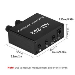 DC5-19V Stereo Mixer Audio Distributor for Headphone Power AMP Volume Control