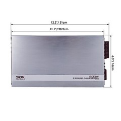 SDX Audio 3 / 5-Channel 1200W Class-D Digital MOSFET Car Amplifier