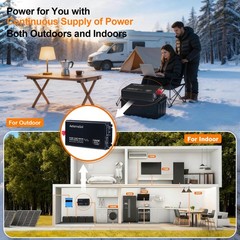 1000W Pure Sine Wave Inverter 12V DC to 120V AC Converter Power Inverter US NEW