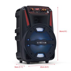 1000W Portable Wireless bluetooth Speaker Super Bass Stereo Radio FM TF AUX USB